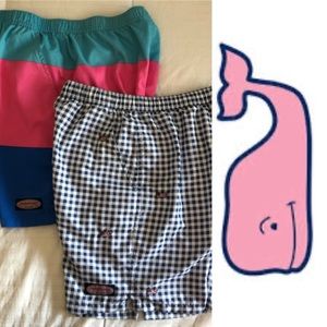 Two Pairs of Vineyard Vines Men’s Swimwear